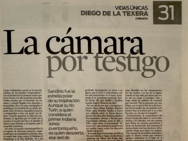Diego de la Texera: Behind the camera of utopia