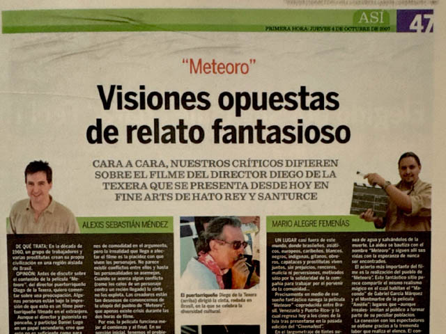 Meteoro: Opposing views on a fanciful tale